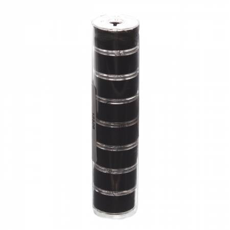 Clear-Glide Pre-wound Class 15A 135yds Bobbins Black 8 Count