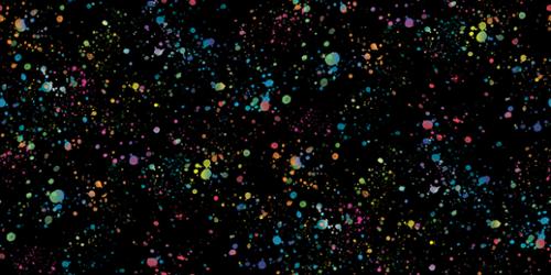 Moda Gradients Euphoria Splatter Paint - Midnight