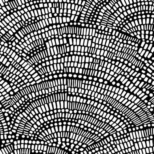 Wideback - Not So Black and White - Mosaic Fan