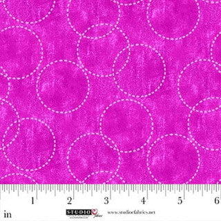 StudioE Sweet Licorice Stitched Circles - Pink