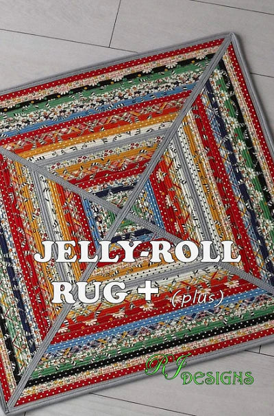 Jelly Roll Rug + (Plus) Pattern