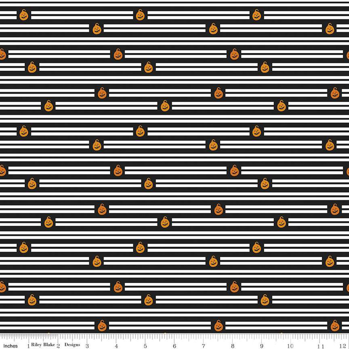RB - Celebrate with Hershey Stripes Black - Black Rabbit Fabric Inc.