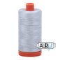 Aurifil Mako Cotton Thread Solid 50wt 1300m Iceberg