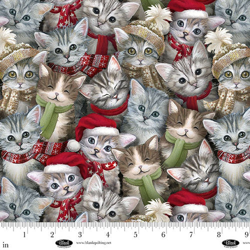 Blank A Purr-fect Holiday Season Cat Crowd