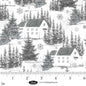 Blank Be Merry & Shine Bright Winter Village - White