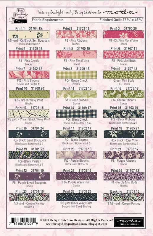 Moda Goodnight Irene Quilt Kit