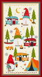 Camping Gnomes 24" Panel