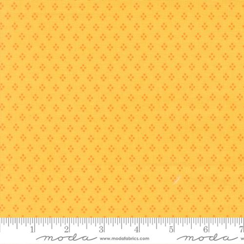Moda Delightfully Yours Dots - Buttercup