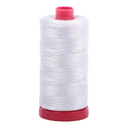 Aurifil Mako Cotton Embroidery Thread 12wt 356yds Dove