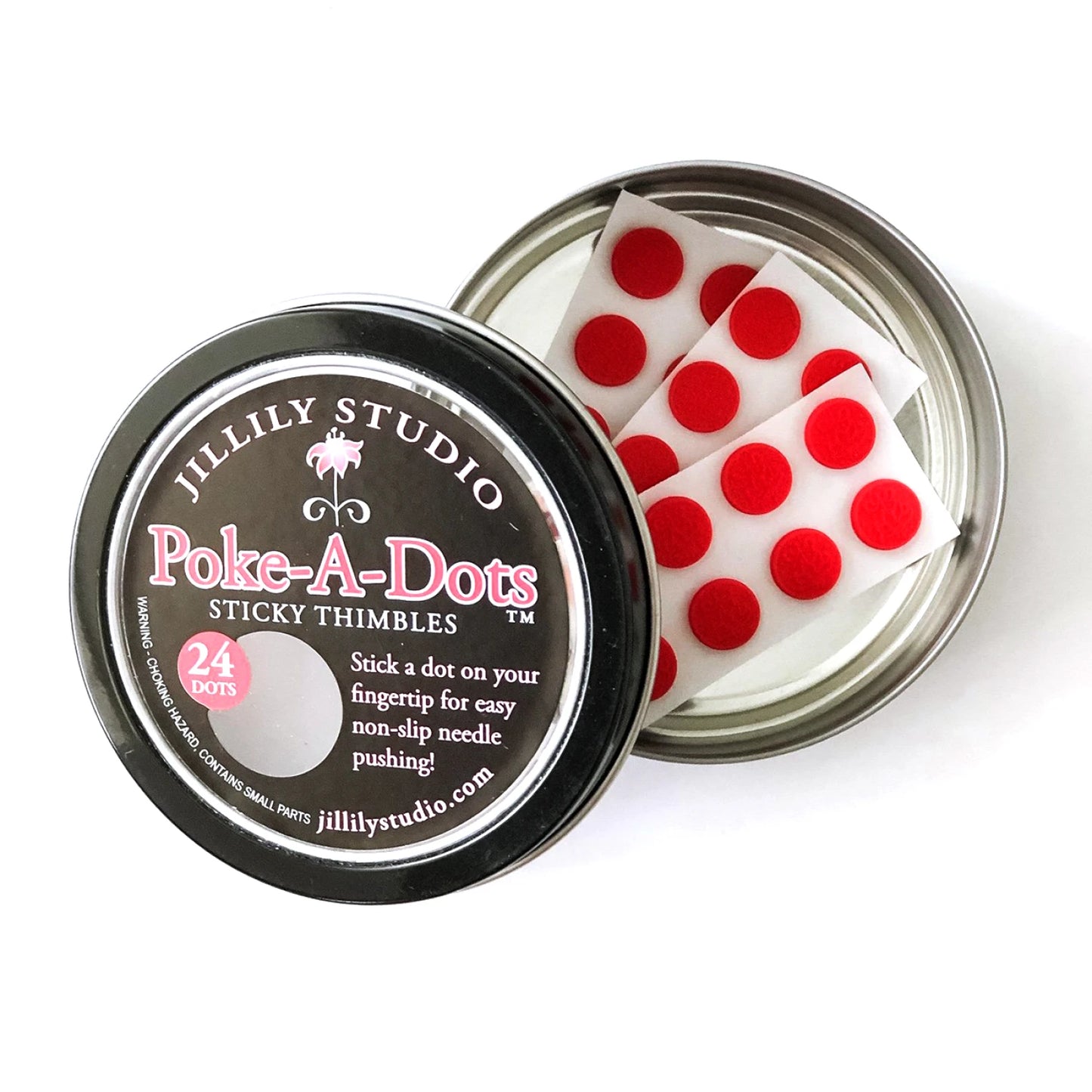 Thimble - Poke-A-Dots Sticky Thimbles 24 Each