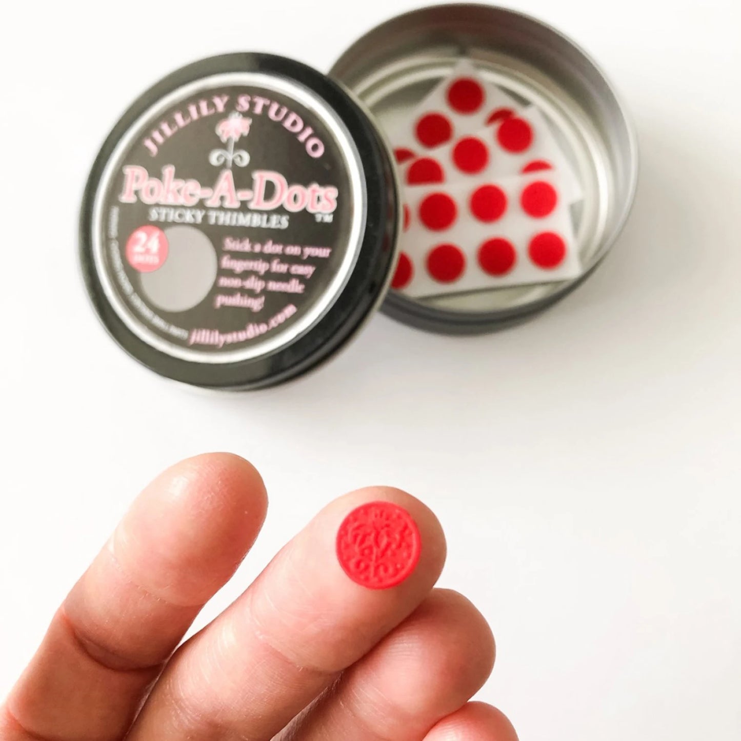Thimble - Poke-A-Dots Sticky Thimbles 24 Each