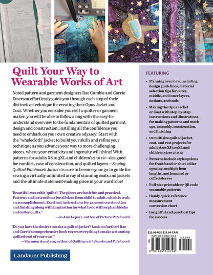 Book:  Sewing Quilted Patchwork Jackets