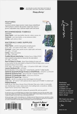 Sallie Tomato:  Lauren Bag