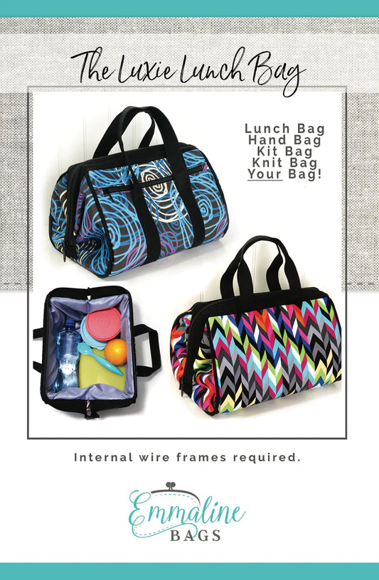 Emmaline Paper Pattern - The Luxie-Lunch Bag