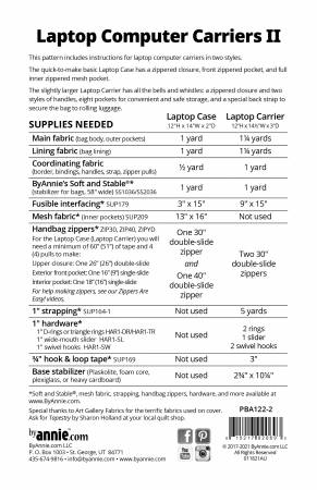 ByAnnie - Laptop Computer Carriers II