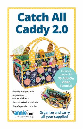 Catch All Caddy 2.0 - Black Rabbit Fabric Inc.