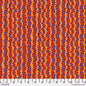 Kaffe Fassett Collective SM Bubble Stripe - Red - Black Rabbit Fabric Inc.