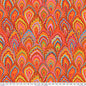 Kaffe Fassett Collective Marble Scallops - Red
