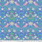 Kaffe x Morris & Co.  Strawberry Thief - Blue - Black Rabbit Fabric Inc.