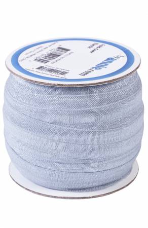 ByAnnie - Fold-over Elastic 3/4in - Pewter