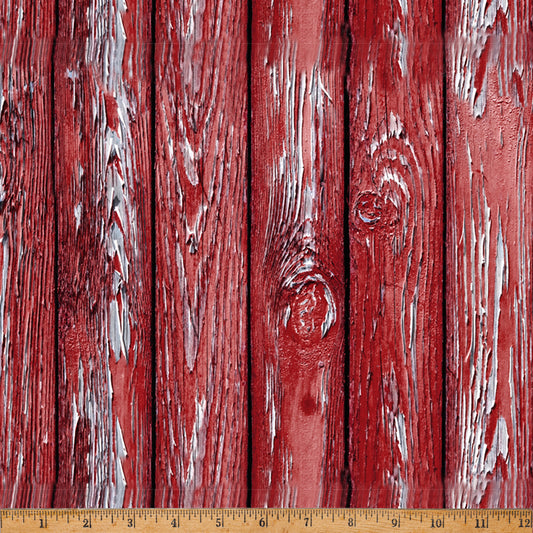 Hoffman Frosted Holidays - Red Wood