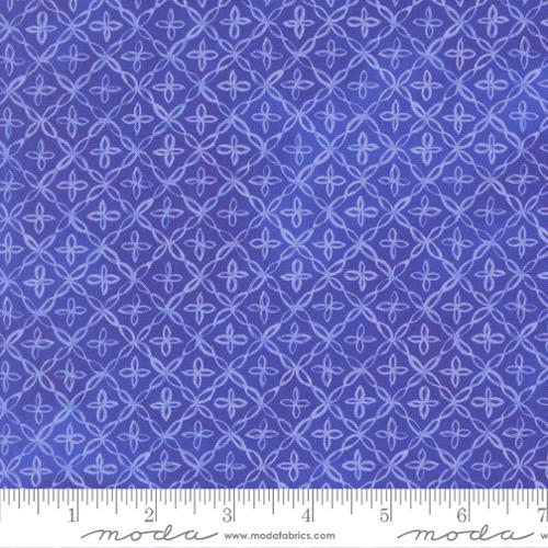 Moda Delphinium Flourish Checks - Agapanthus