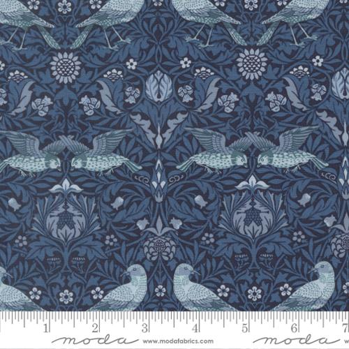 Moda Morris Muse Damask Birds - Twilight