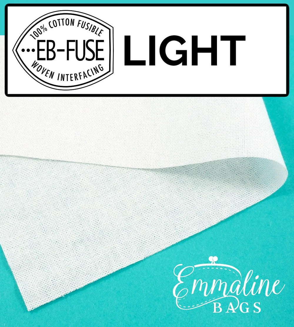 Emmaline EB-FUSE - Fusible Woven Cotton Interfacing - Black Rabbit Fabric Inc.
