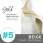 Emmaline Zippers-by-the-Yard - *SIZE#5* Beige (DOES NOT INCLUDE SLIDERS/PULLS) - Black Rabbit Fabric Inc.