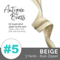 Emmaline Zippers-by-the-Yard - *SIZE#5* Beige (DOES NOT INCLUDE SLIDERS/PULLS) - Black Rabbit Fabric Inc.
