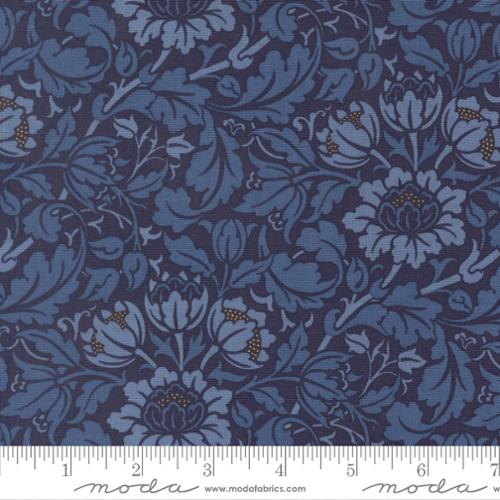 Moda Morris Muse Flowering Scroll - Twilight