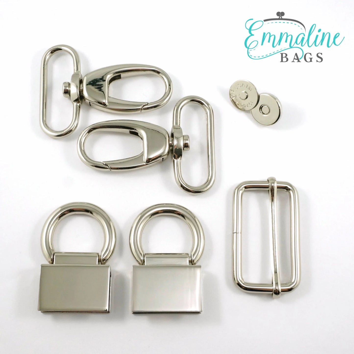 Emmaline Hardware Kit - The Double Flip Shoulder Bag
