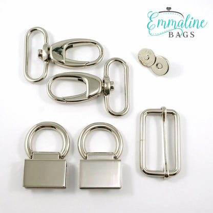 Emmaline Hardware Kit - The Double Flip Shoulder Bag