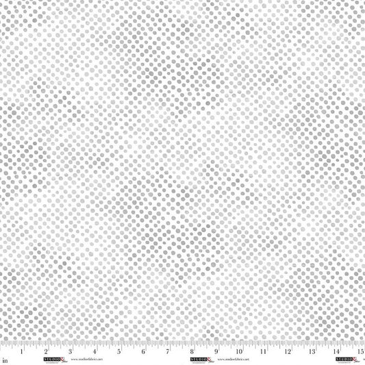 StudioE Sweet Licorice Hexie Dots - White