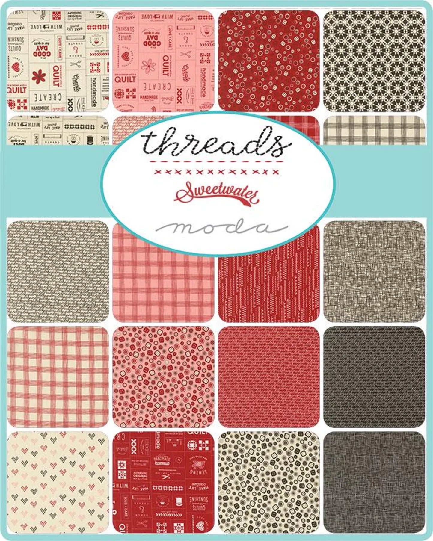 Jelly Roll - Moda Threads - Black Rabbit Fabric Inc.