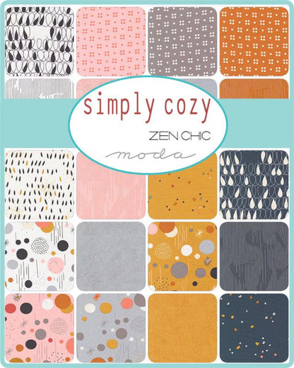 Mini Charms - Moda Simply Cozy 2.5" 42pcs