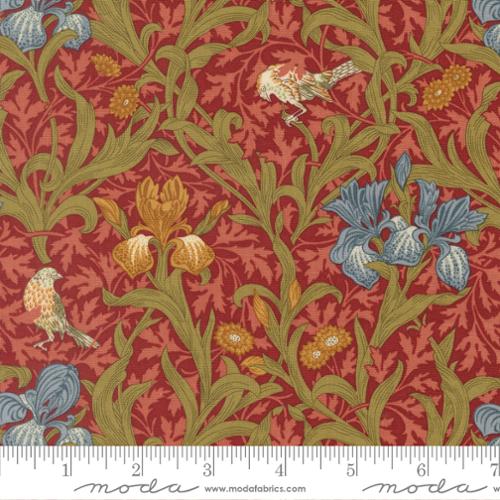 Moda Morris Muse Iris Birds - Russet