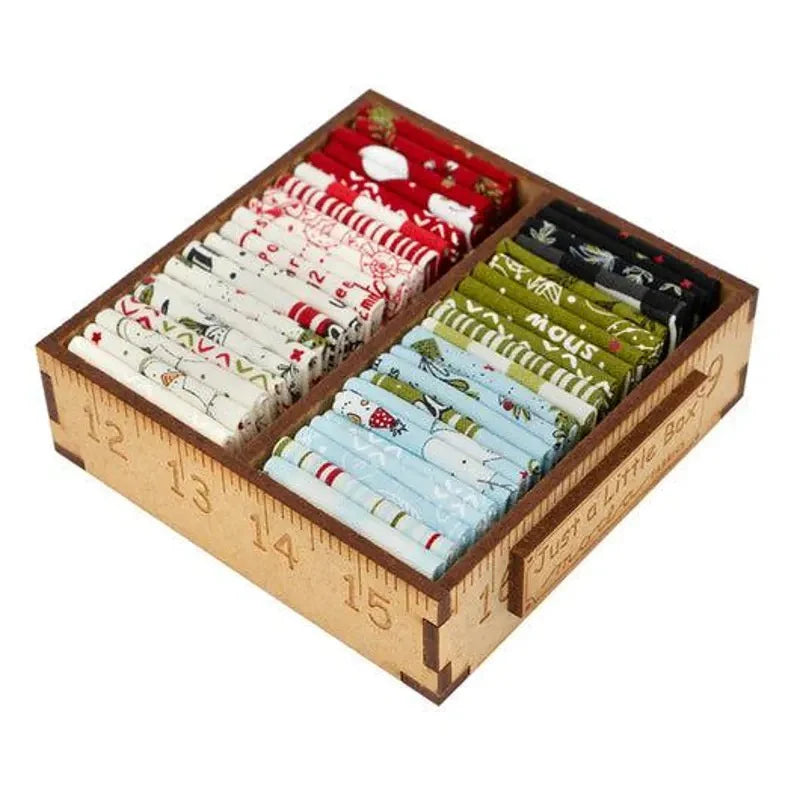 Moda Little Wood Box Kit and Frame - Black Rabbit Fabric Inc.