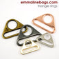 Emmaline Triangle Rings