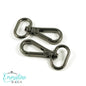 Emmaline Swivel Snap Hooks: Flat Hook Profile (2 Pack)