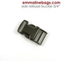 Side Release Buckle: 3/4" (18 mm)