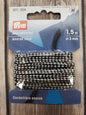 Anorak cord - white/black 1.5mm - Black Rabbit Fabric Inc.