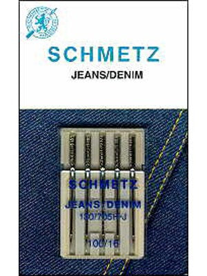 Schmetz Denim/Jeans needles, 5 count, size 70 - Black Rabbit Fabric Inc.