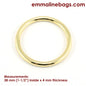 O-Rings: 1-1/2" (38 mm) x 4mm (4 Pack)