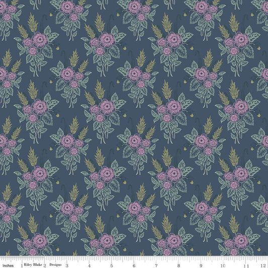 RB - Whimsical Romance Stipple Denim