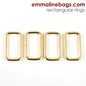 Rectangular Rings: (4 Pack)