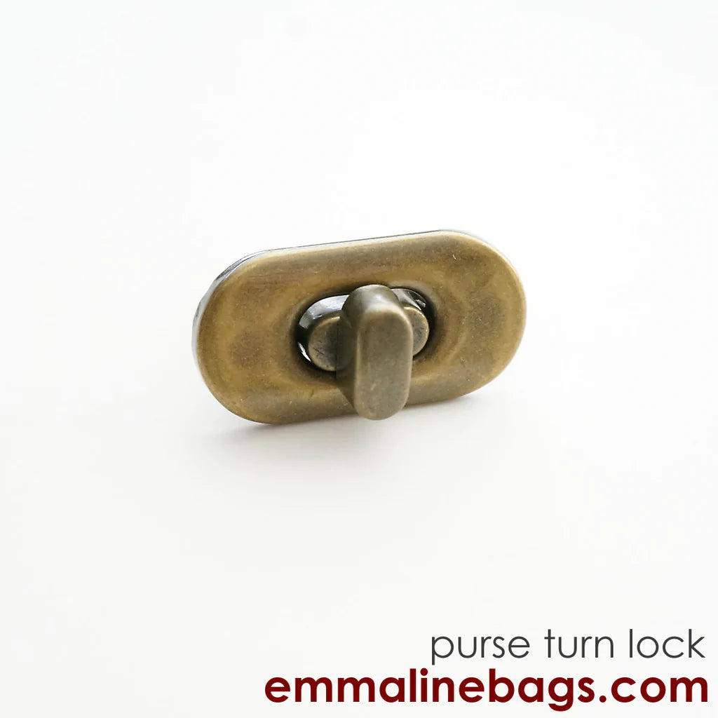 Emmaline Small Turn Lock - (with screws)