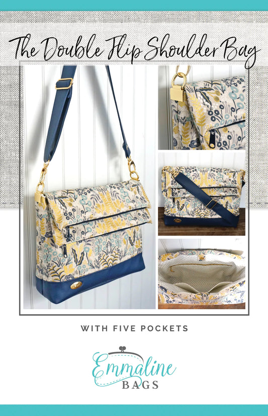 Emmaline Paper Pattern - The Double Flip Shoulder Bag