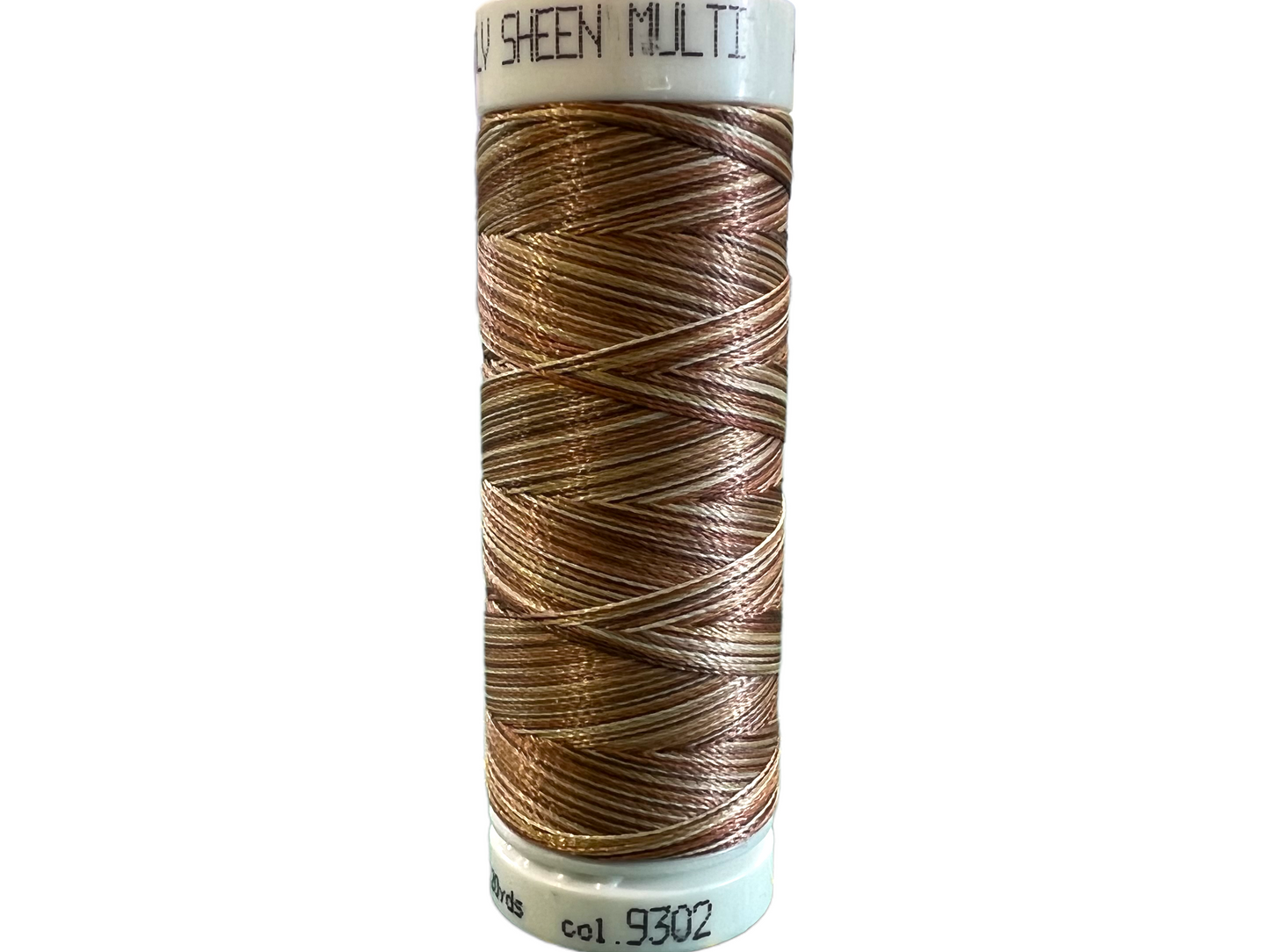 Mettler Polysheen Variegated Thread, 200M - 9302 - Black Rabbit Fabric Inc.