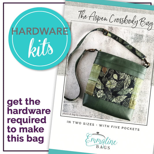 Emmaline Hardware Kit - Aspen Crossbody Bag